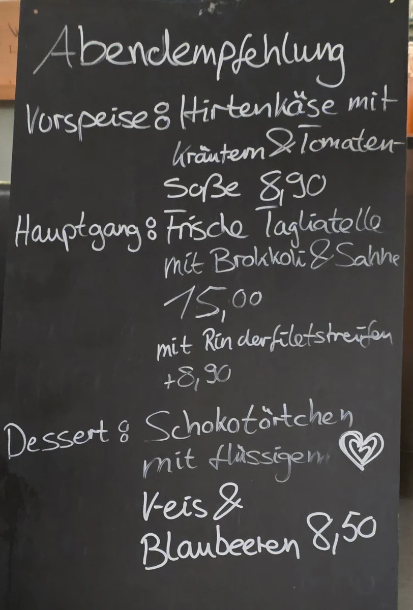 Speisekarte photo 1