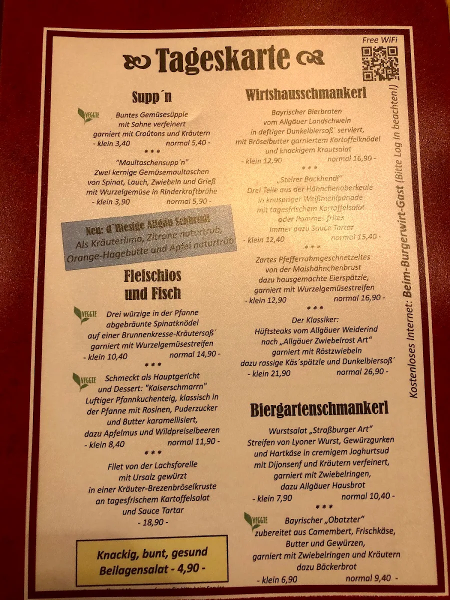 Speisekarte photo 2