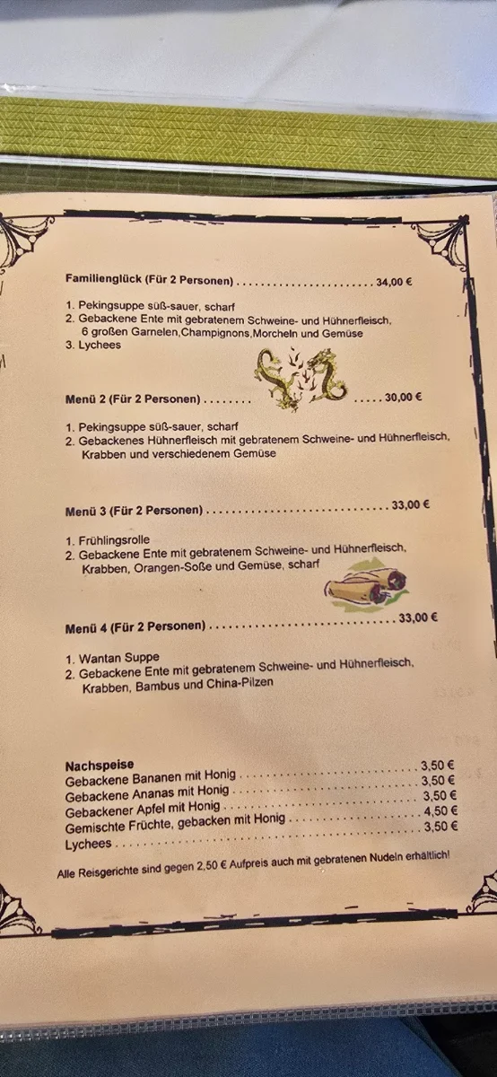 Speisekarte photo 2