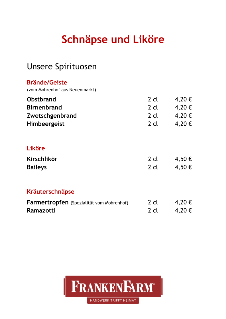 Speisekarte photo 5