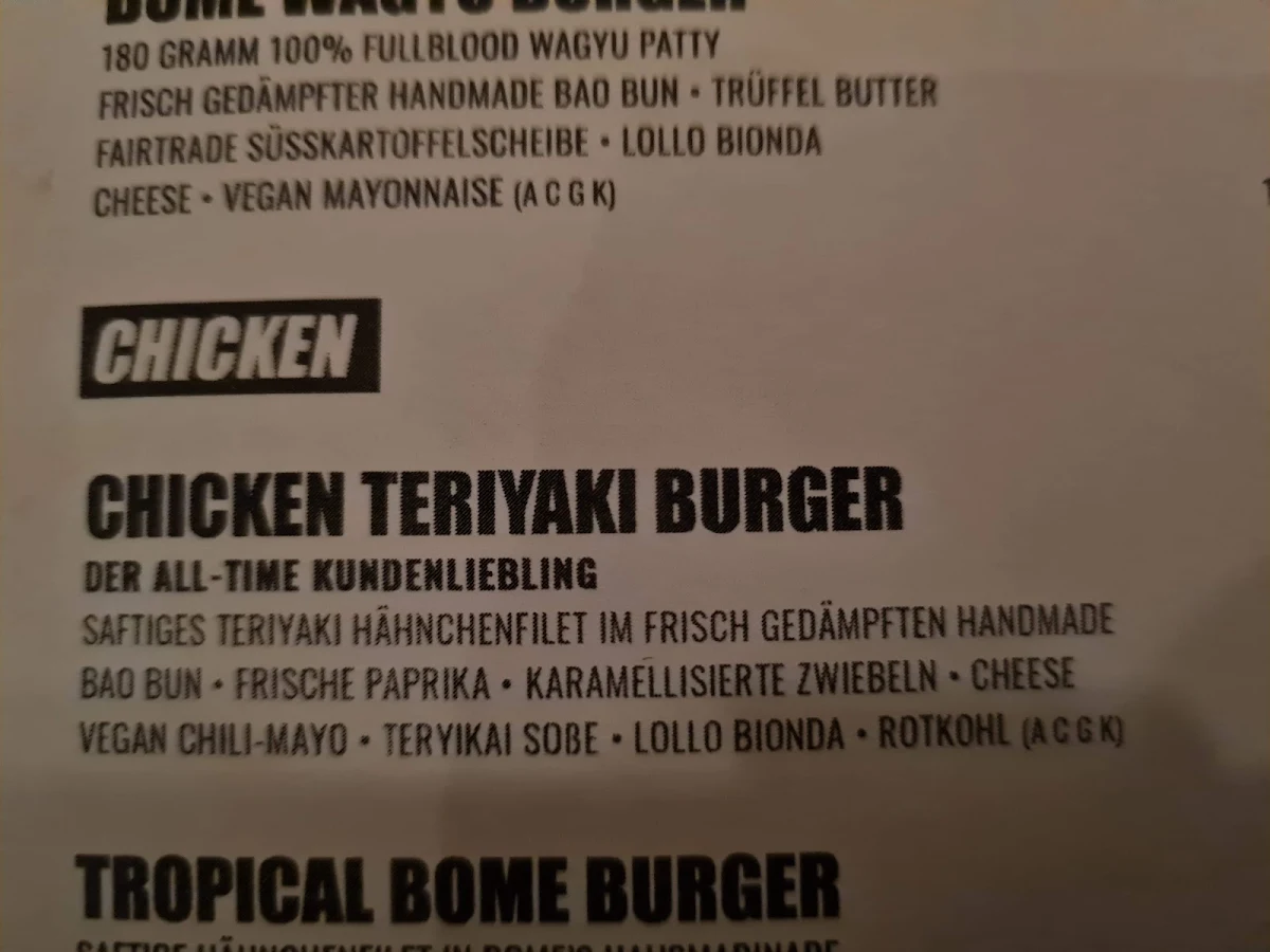 Speisekarte photo 3