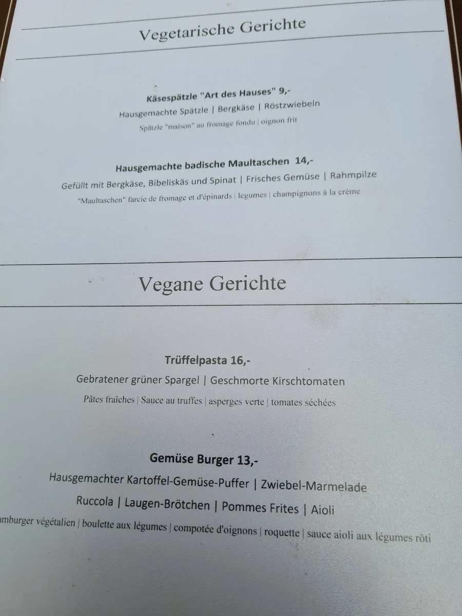 Speisekarte photo 6