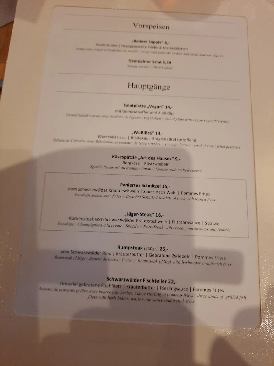Speisekarte photo 8