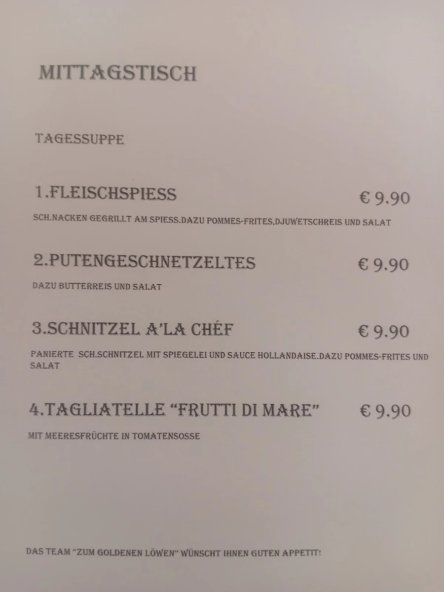 Speisekarte photo 2