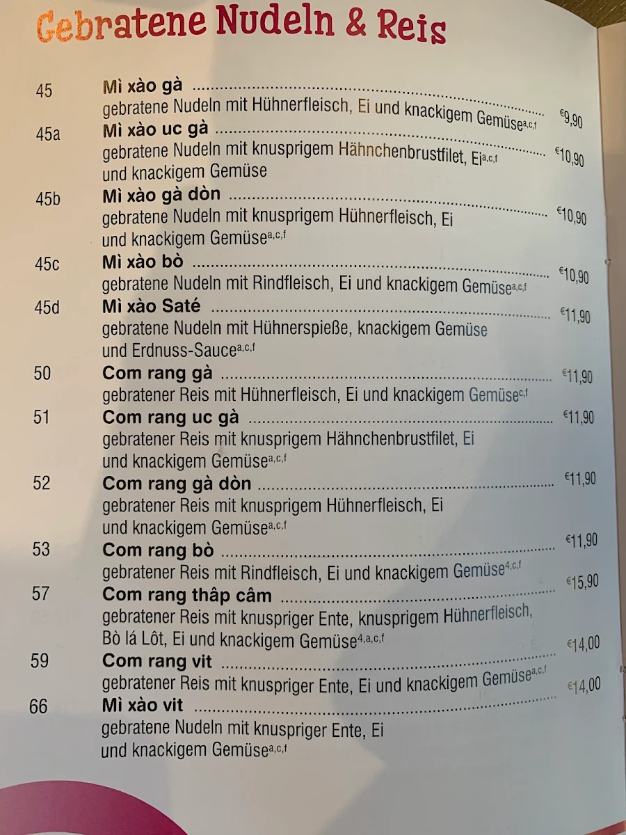 Speisekarte photo 3