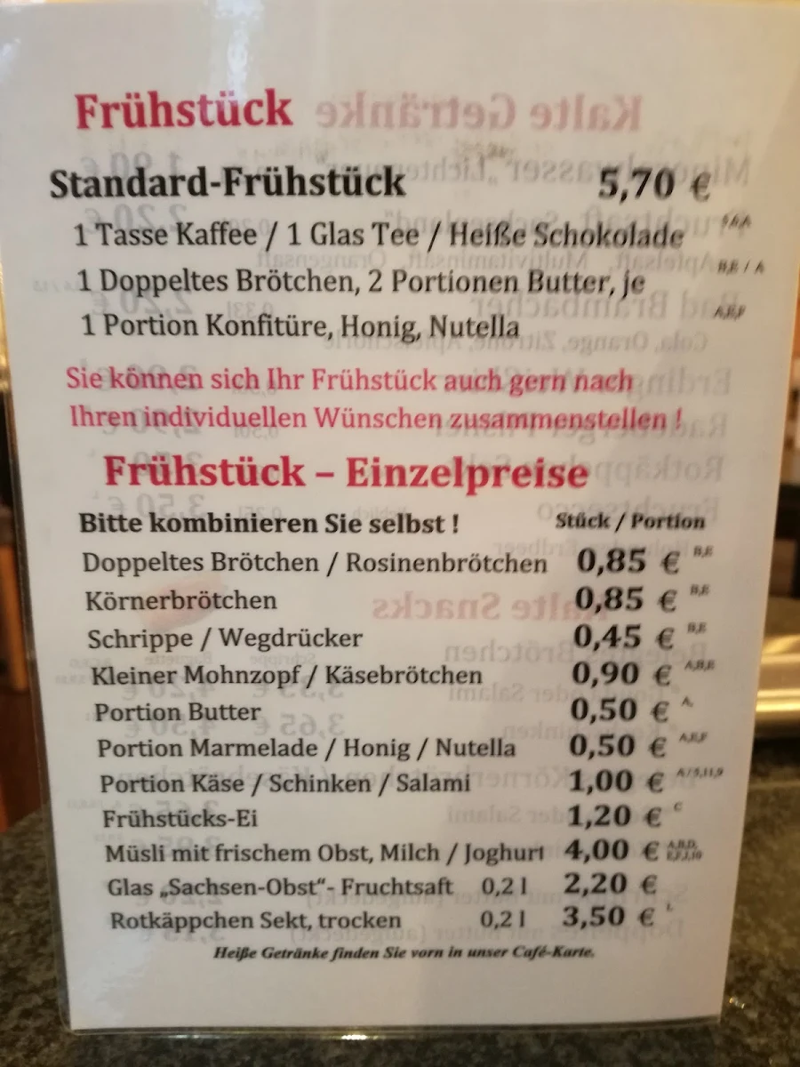 Speisekarte photo 1