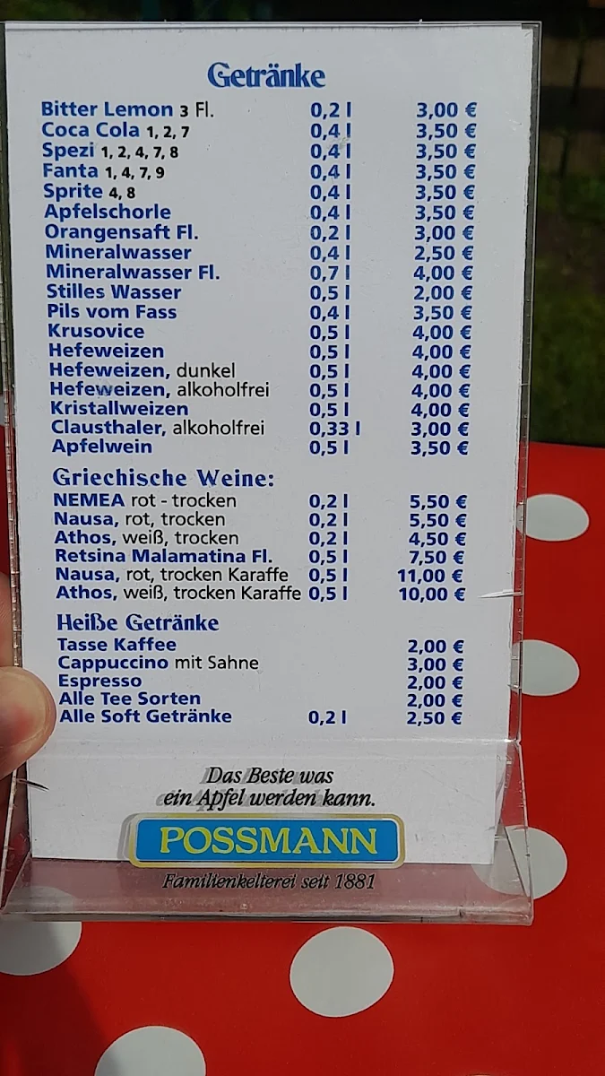 Speisekarte photo 1
