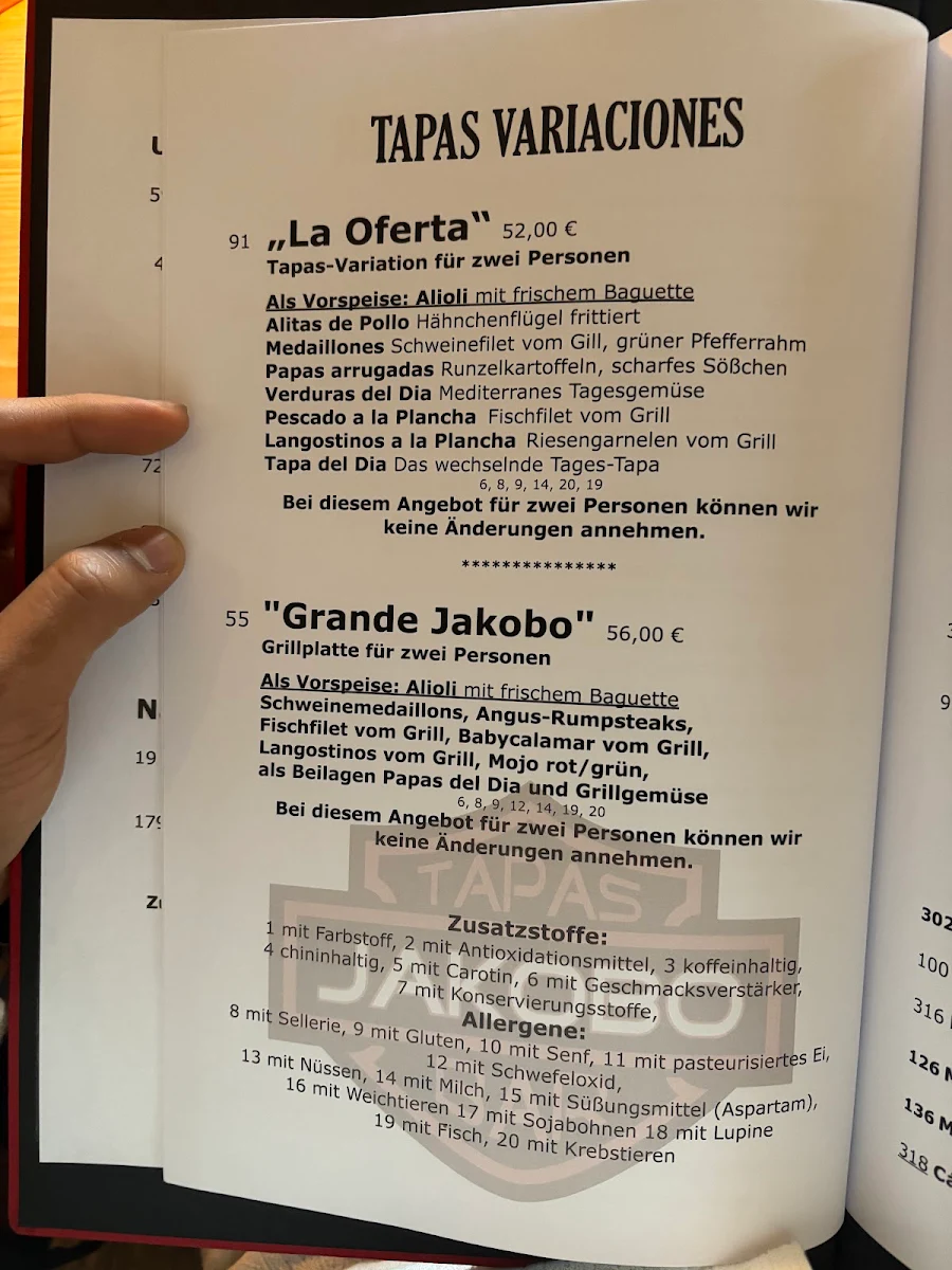 Speisekarte photo 4