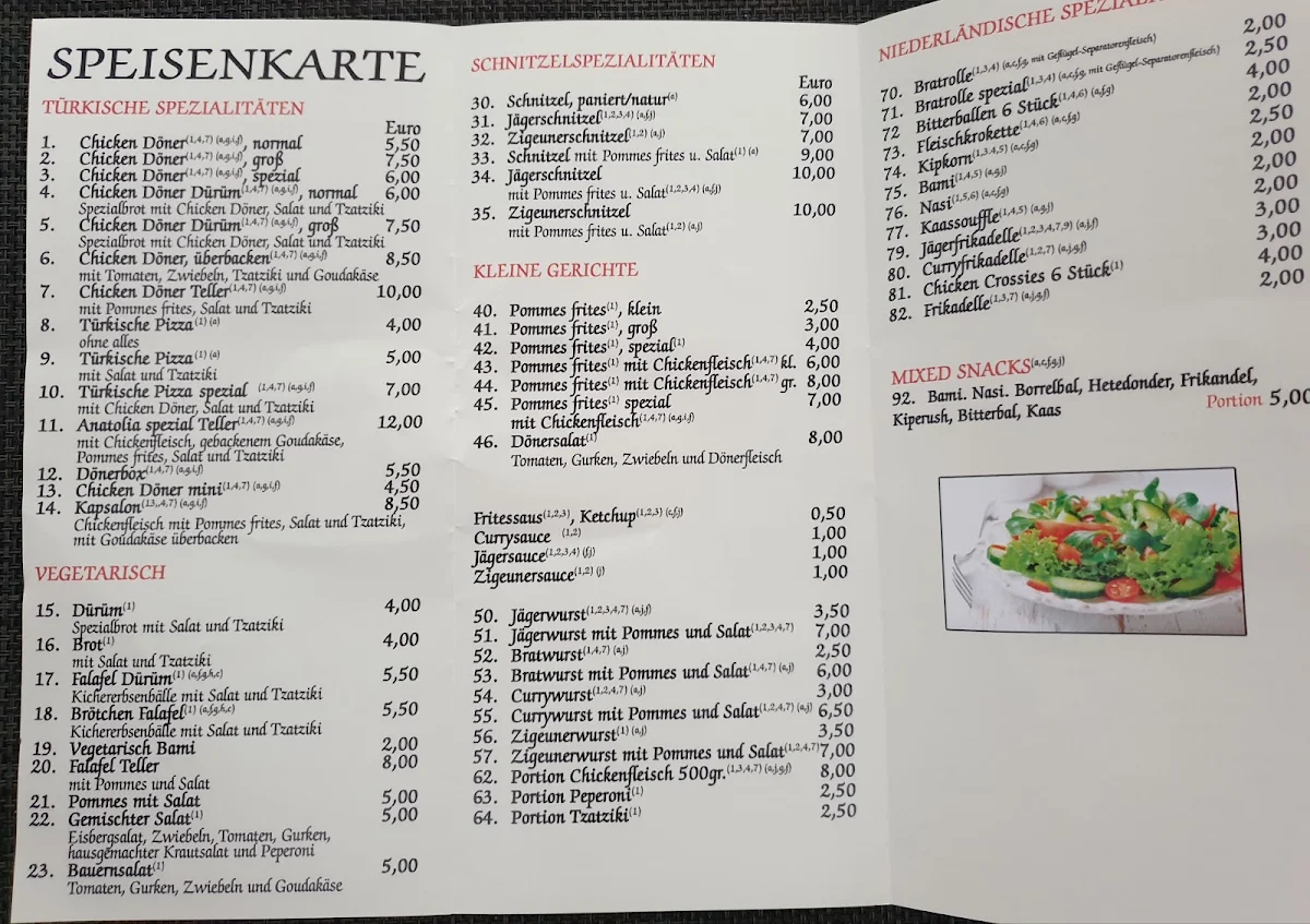 Speisekarte photo 3