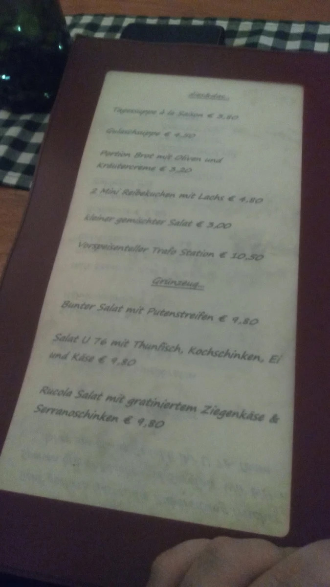 Speisekarte photo 2