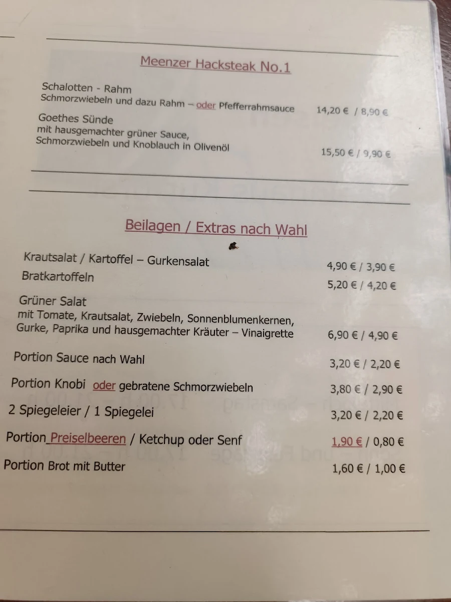 Speisekarte photo 3
