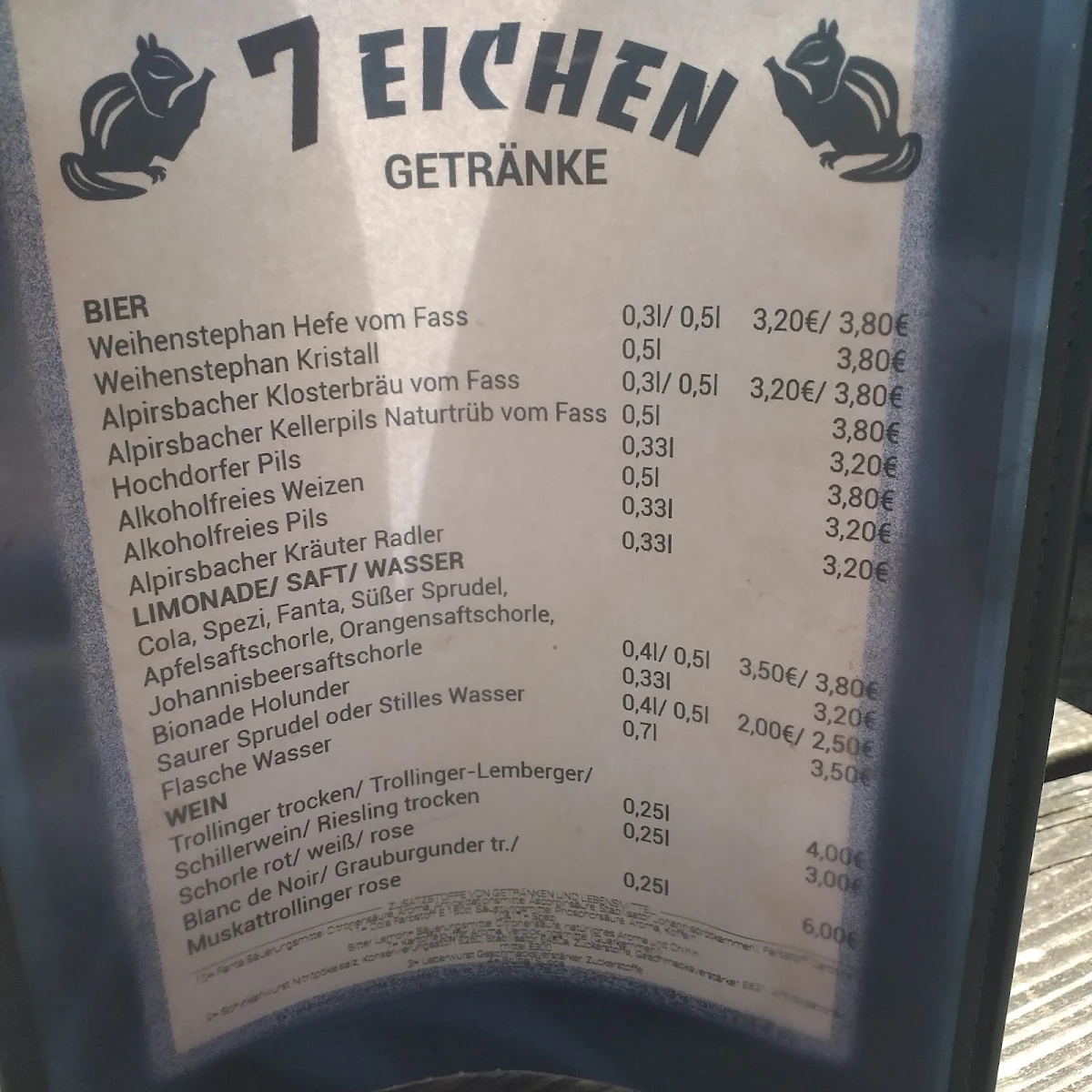 Speisekarte photo 5