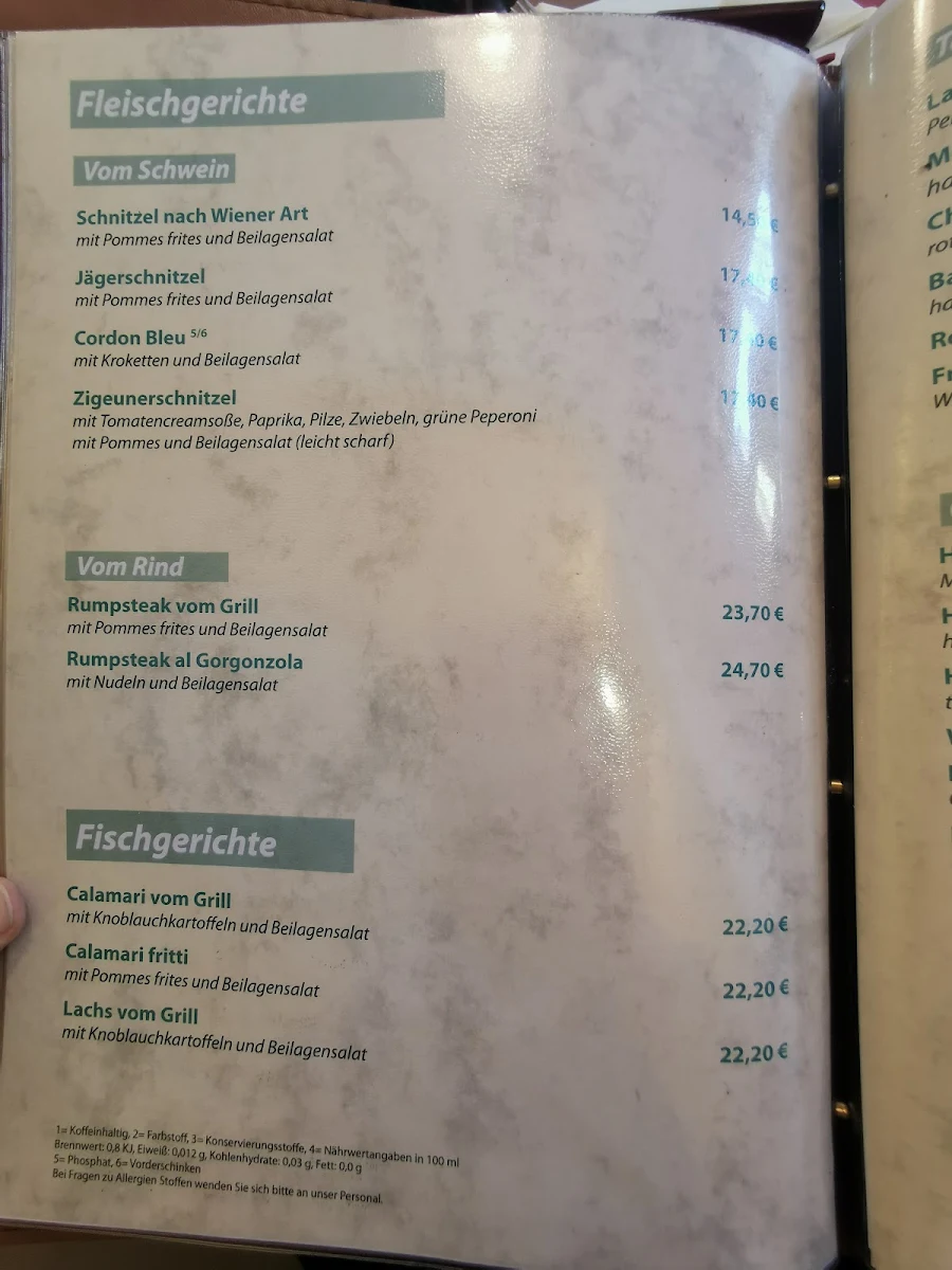 Speisekarte photo 2