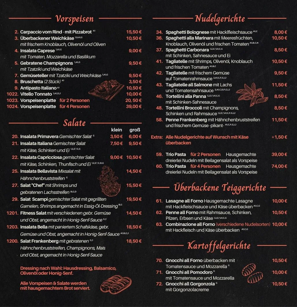 Speisekarte photo 3