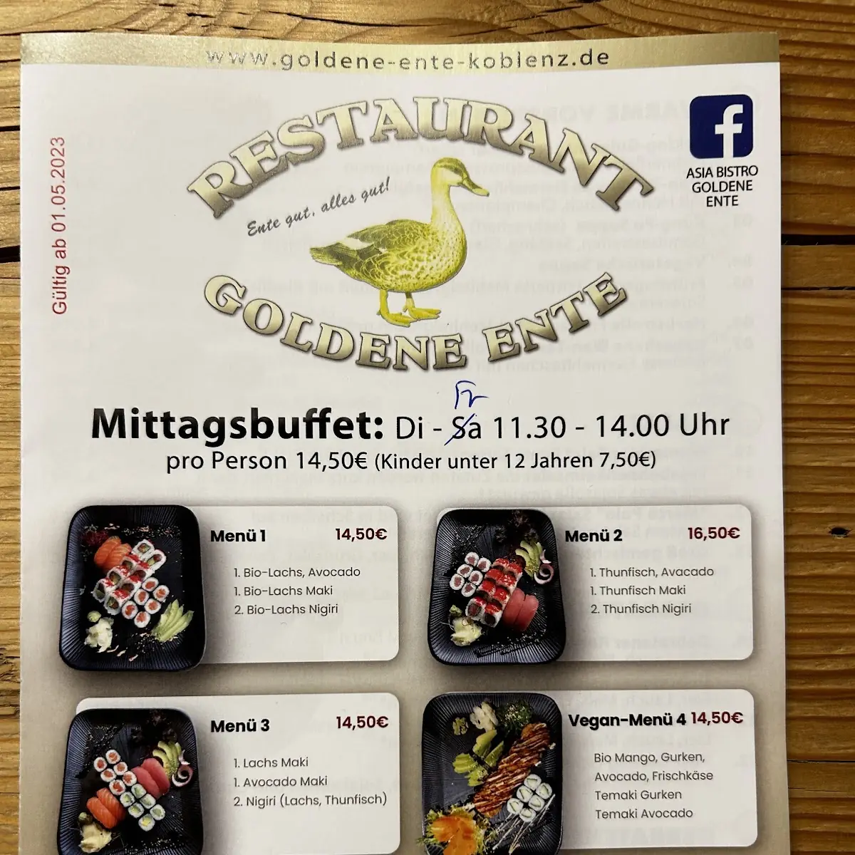 Speisekarte photo 2