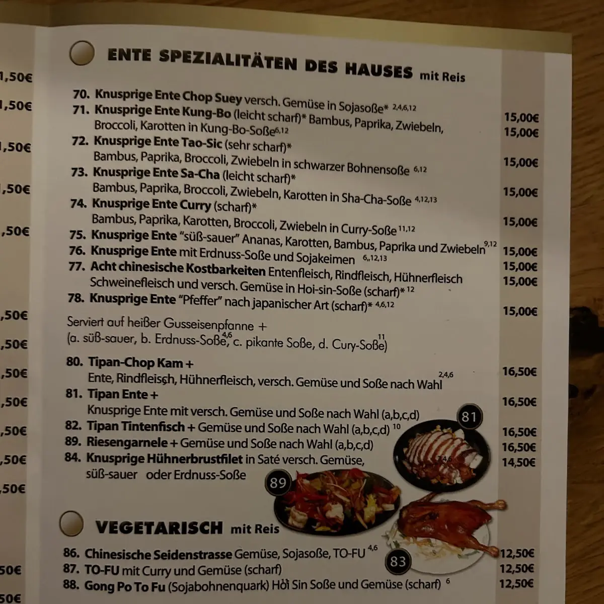 Speisekarte photo 4