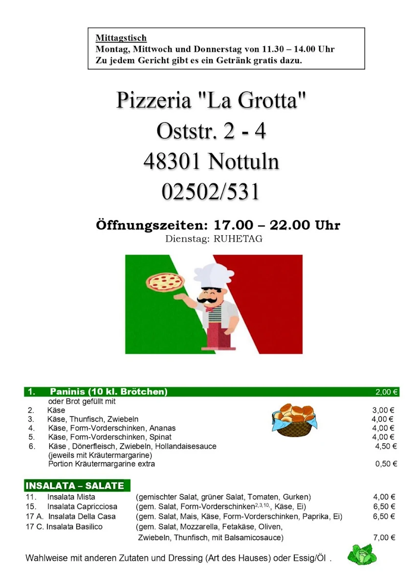 Speisekarte photo 2