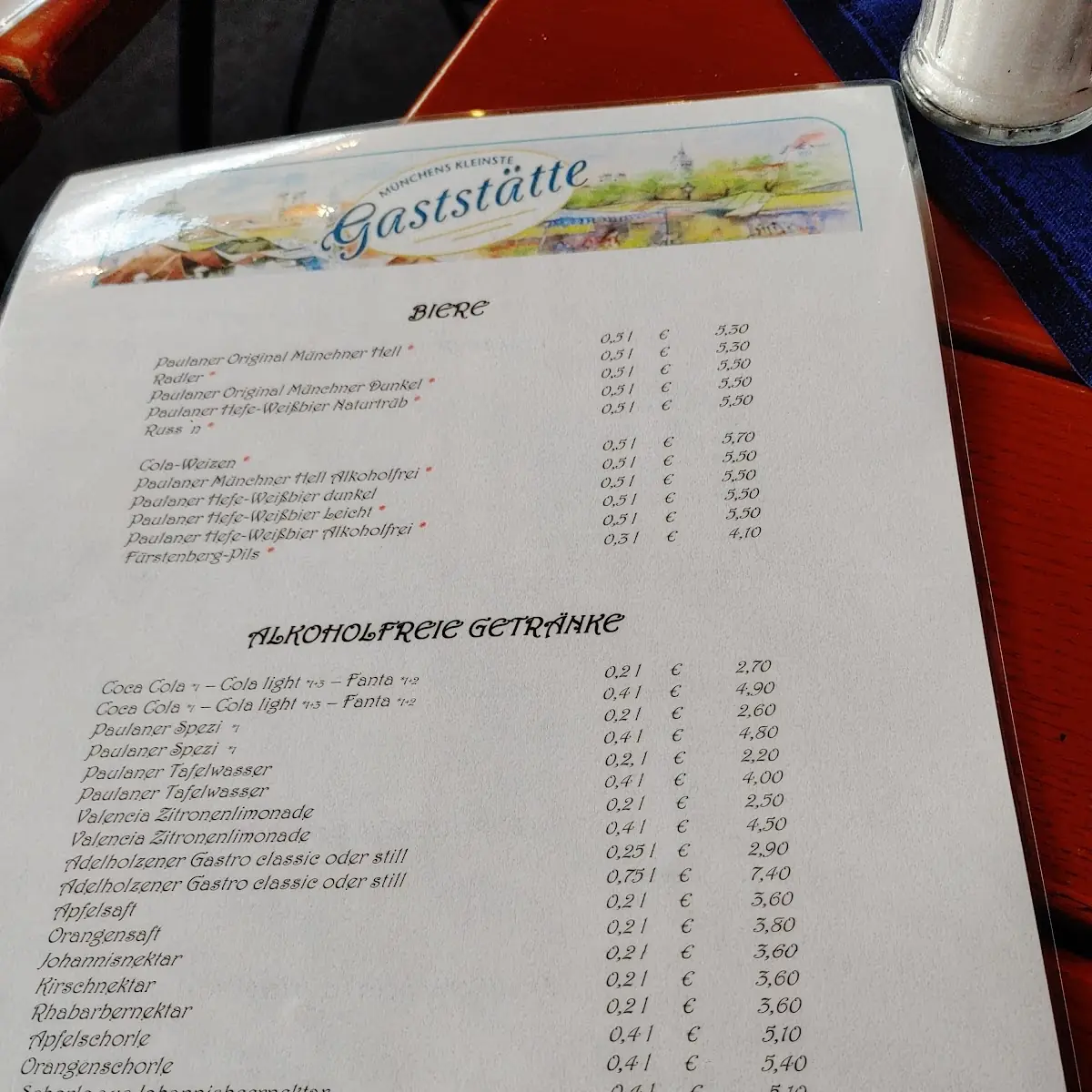 Speisekarte photo 1