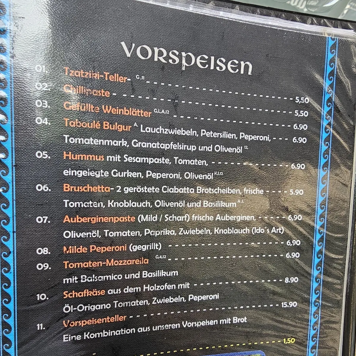 Speisekarte photo 4