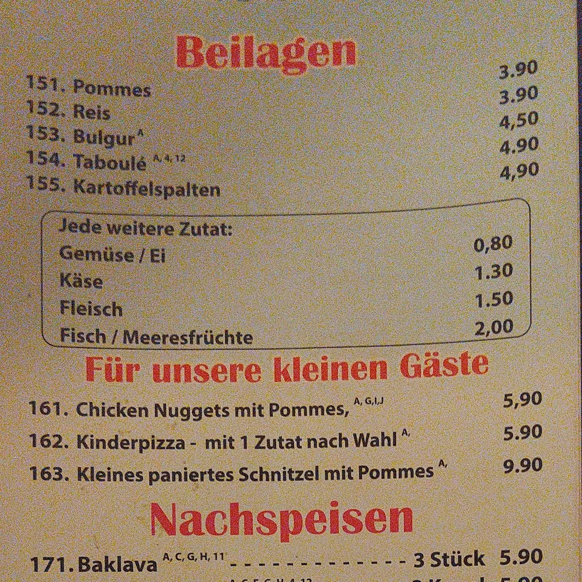 Speisekarte photo 9