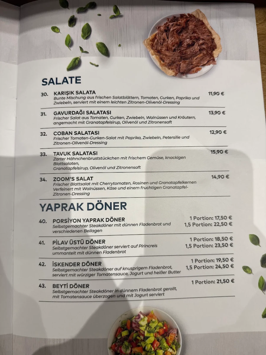 Speisekarte photo 2