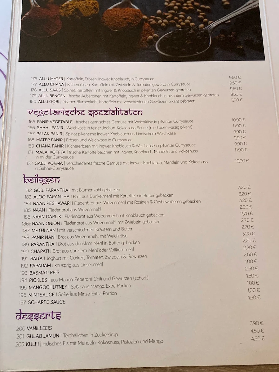 Speisekarte photo 1