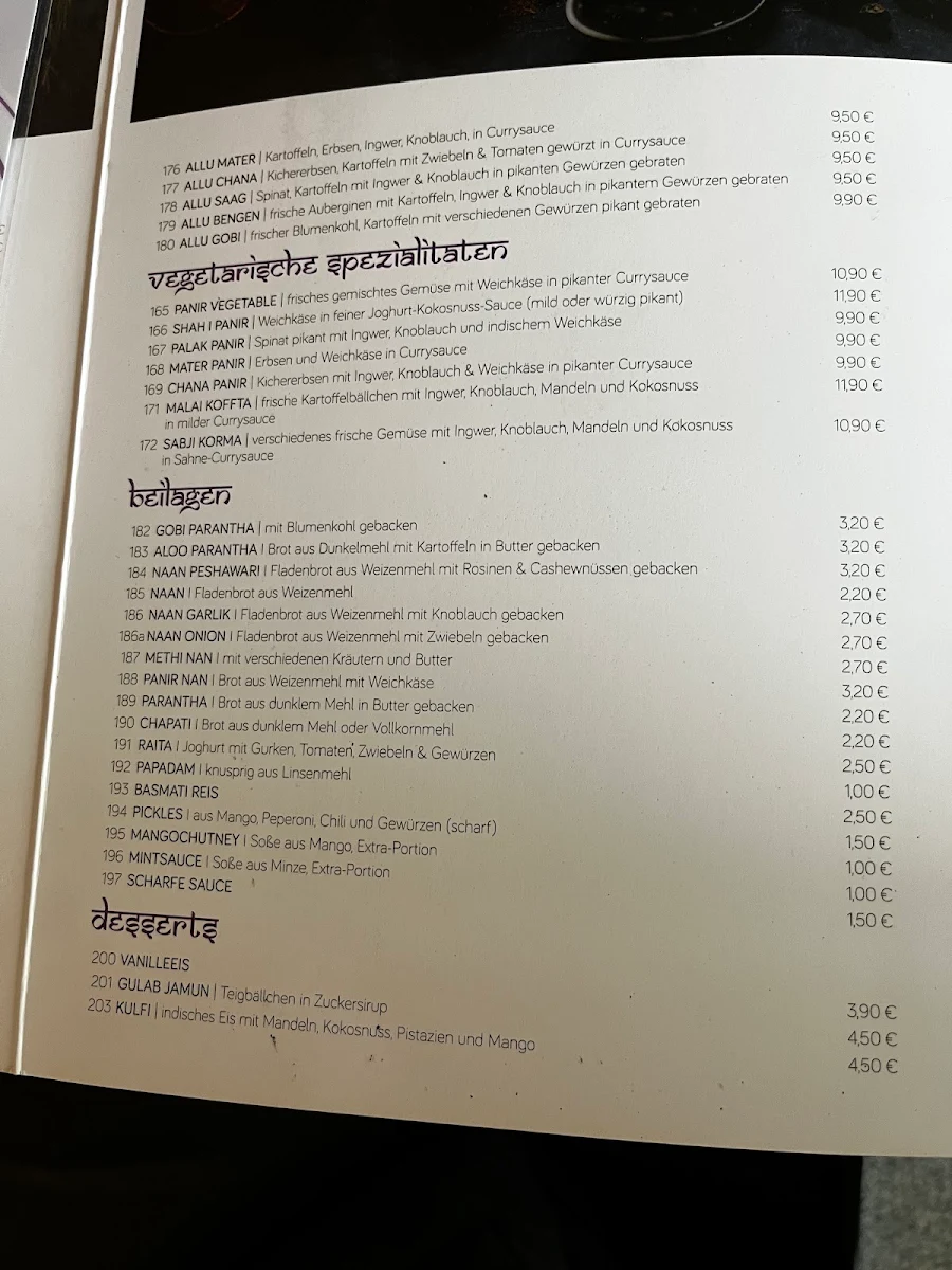 Speisekarte photo 2