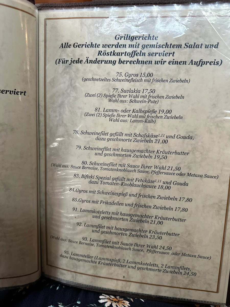 Speisekarte photo 3