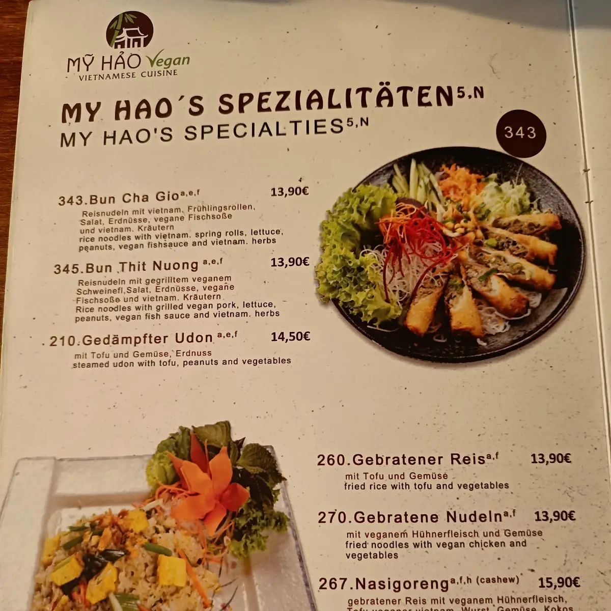 Speisekarte photo 4