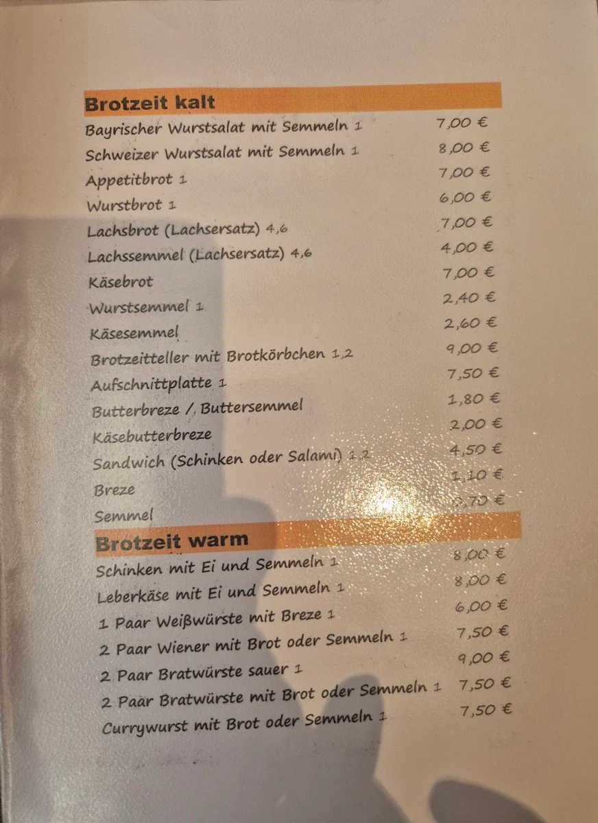 Speisekarte photo 2
