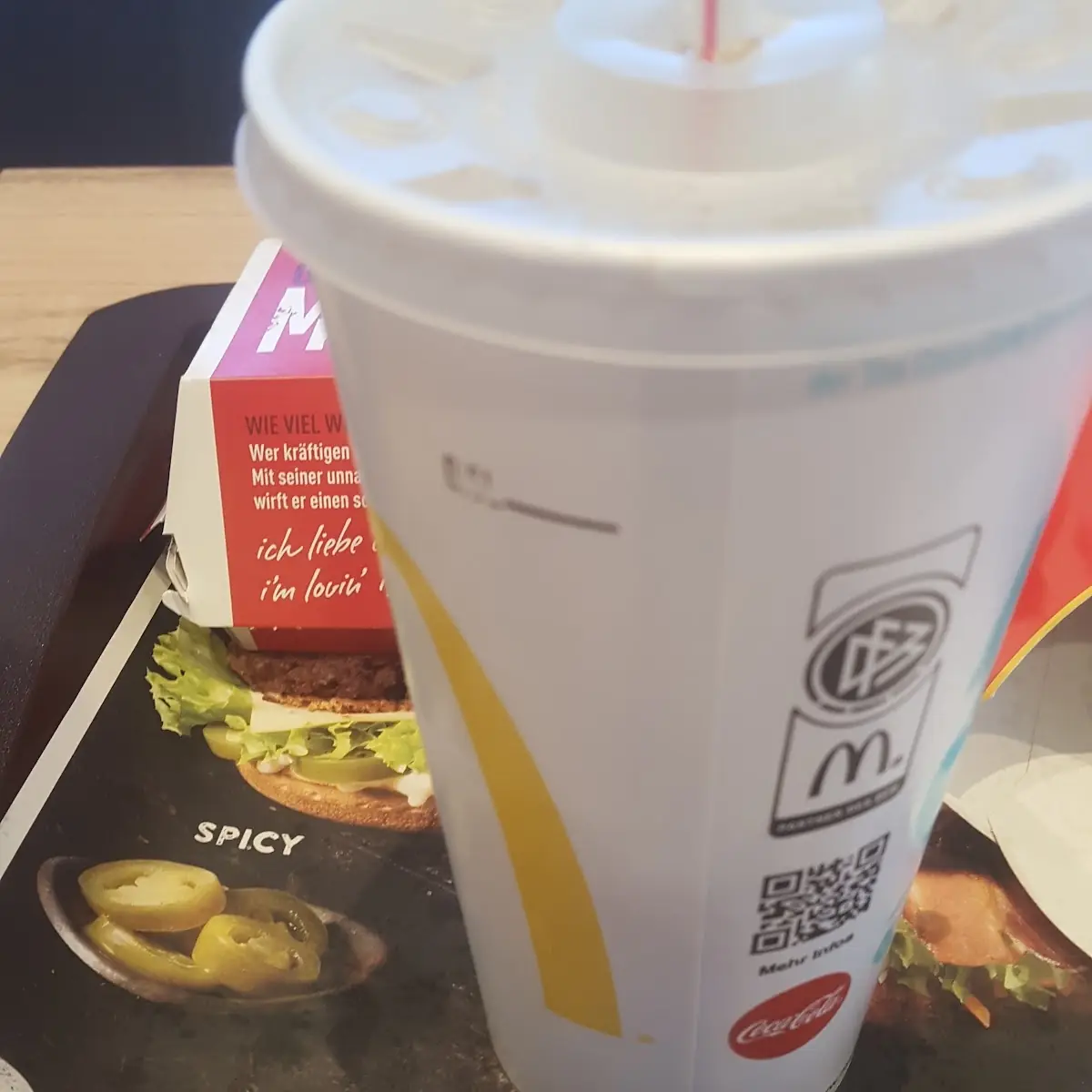 Speisekarte, McDonald's