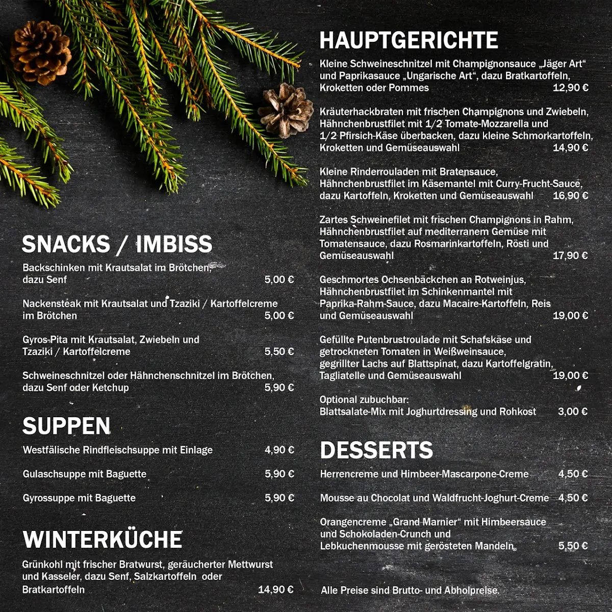 Speisekarte photo 1