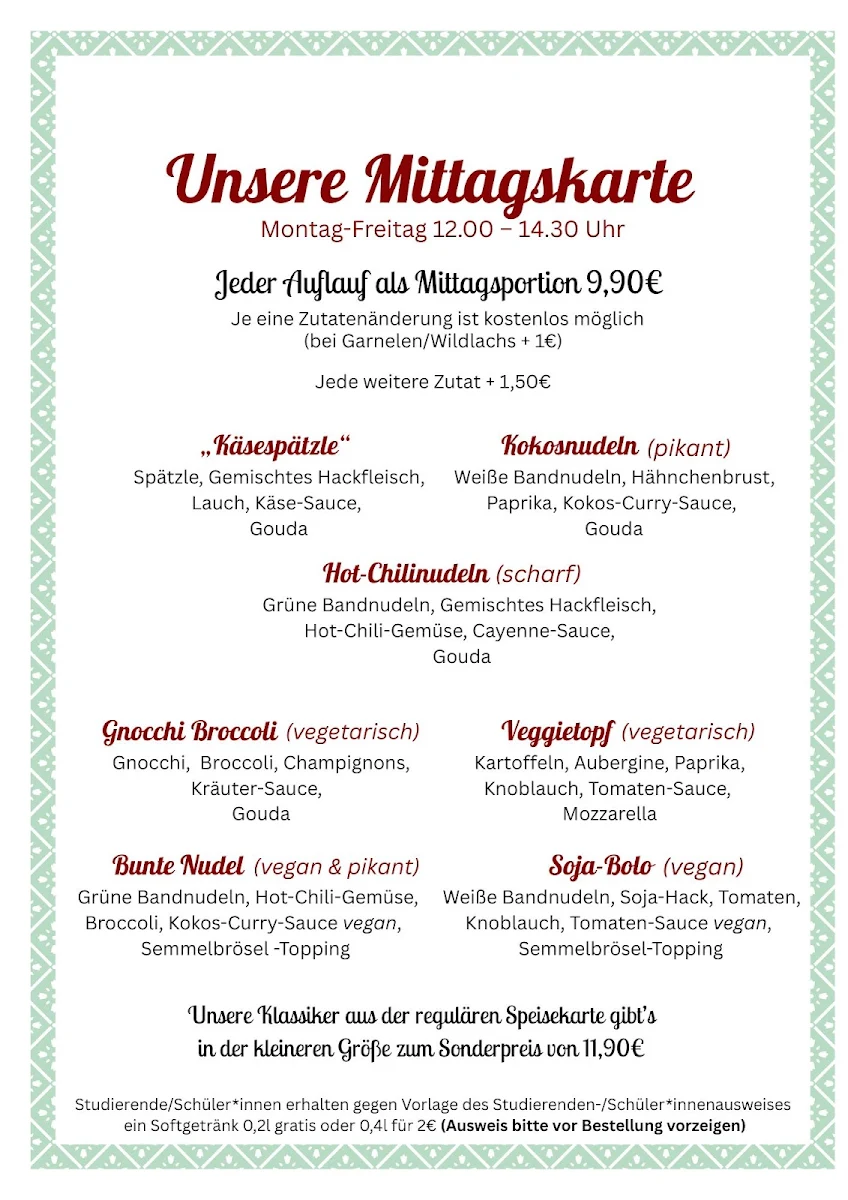 Speisekarte photo 1