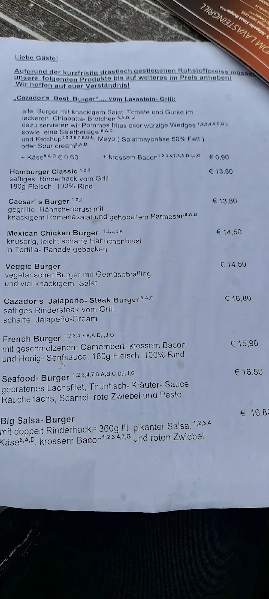 Speisekarte photo 4