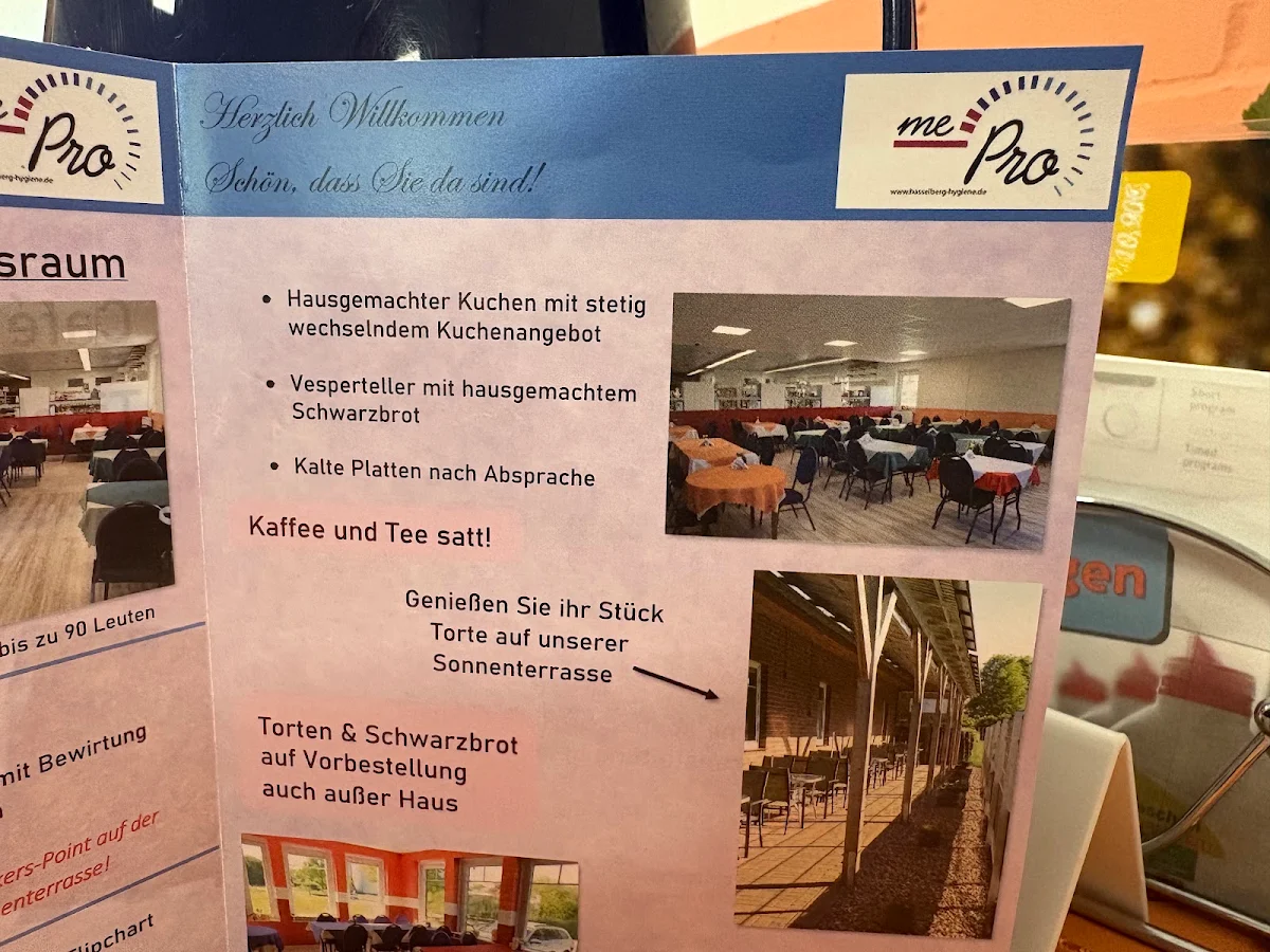 Speisekarte, Café Tischwäsche