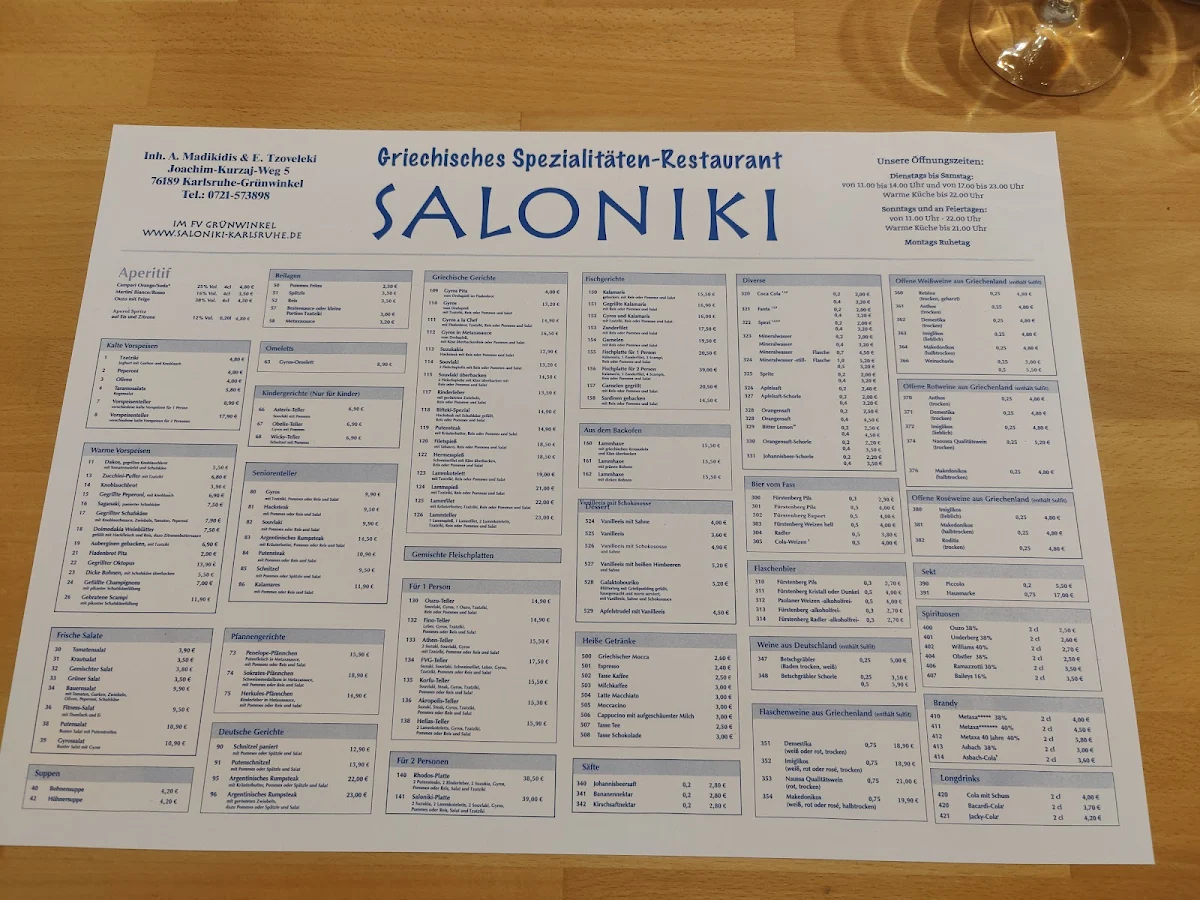 Speisekarte photo 2