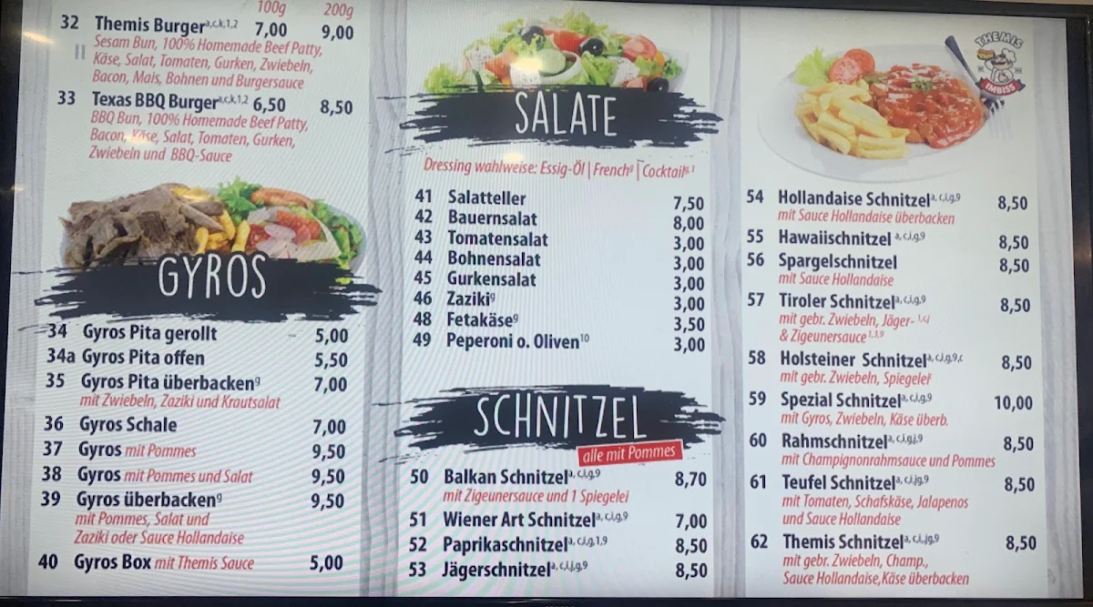 Speisekarte photo 2