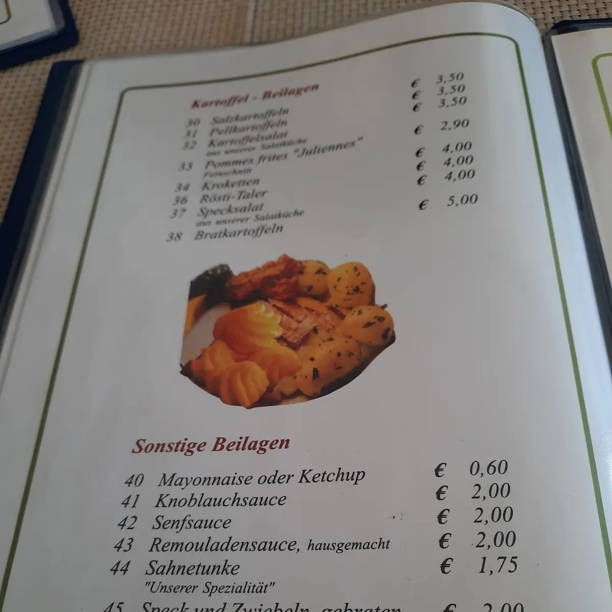 Speisekarte photo 1
