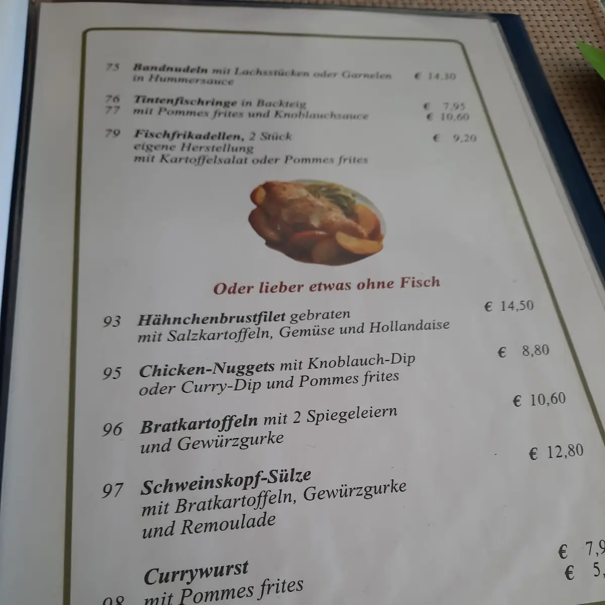 Speisekarte photo 3