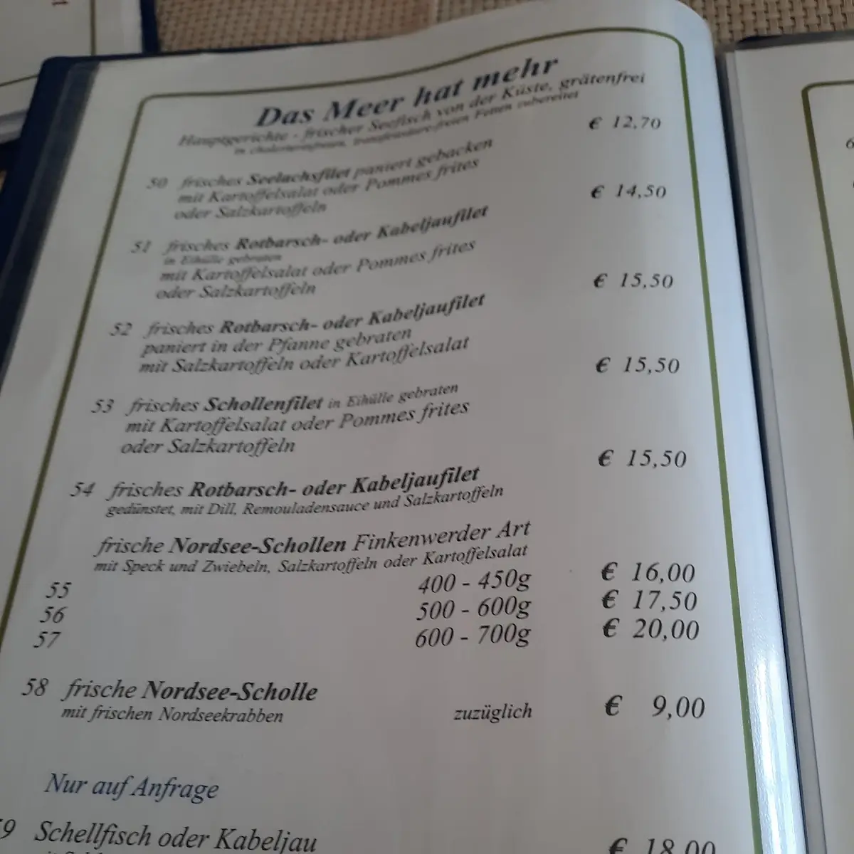Speisekarte photo 4