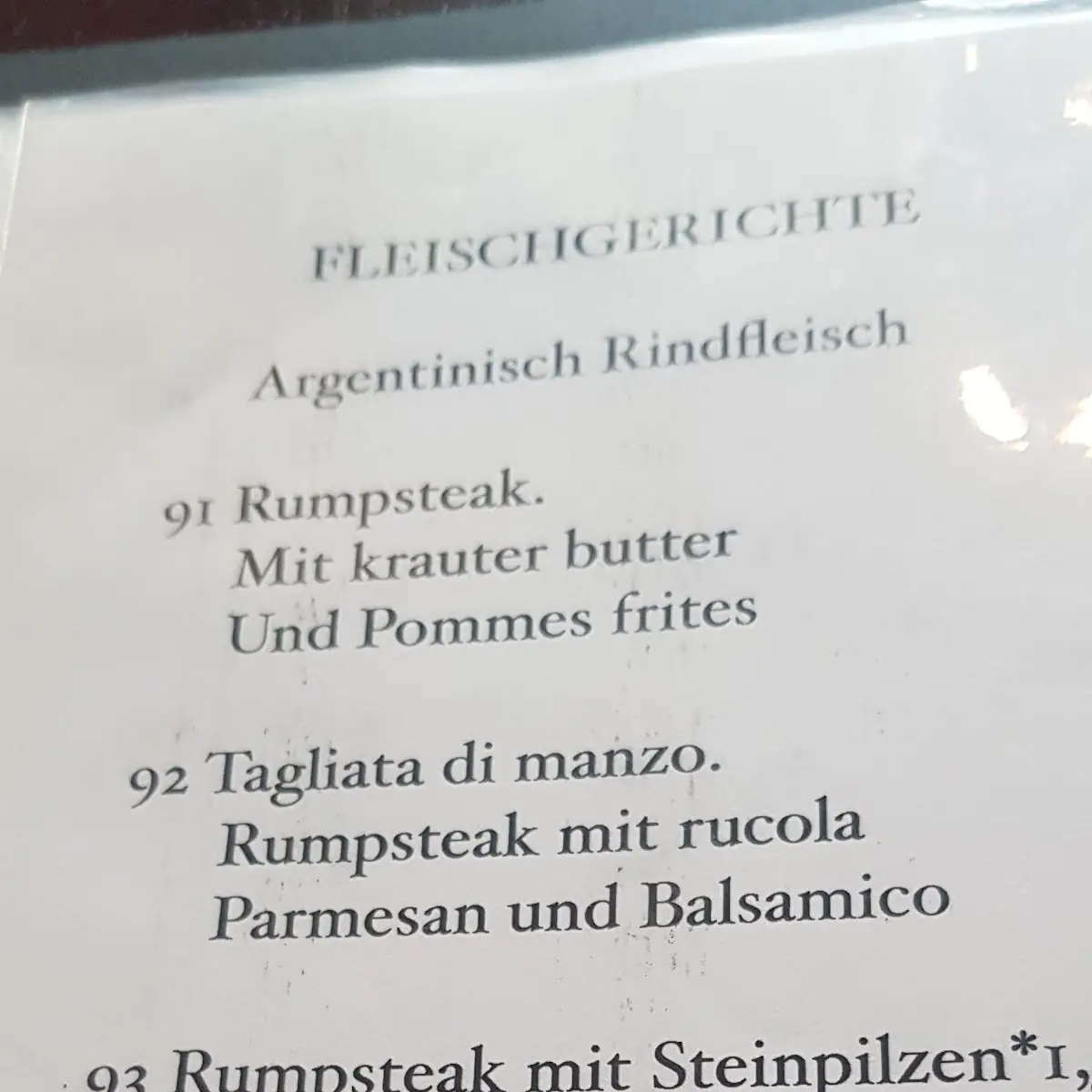 Speisekarte photo 6