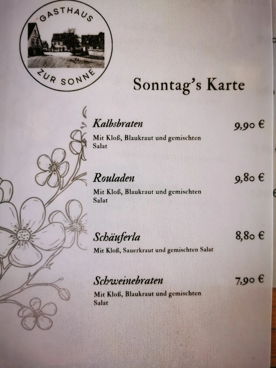Speisekarte photo 2