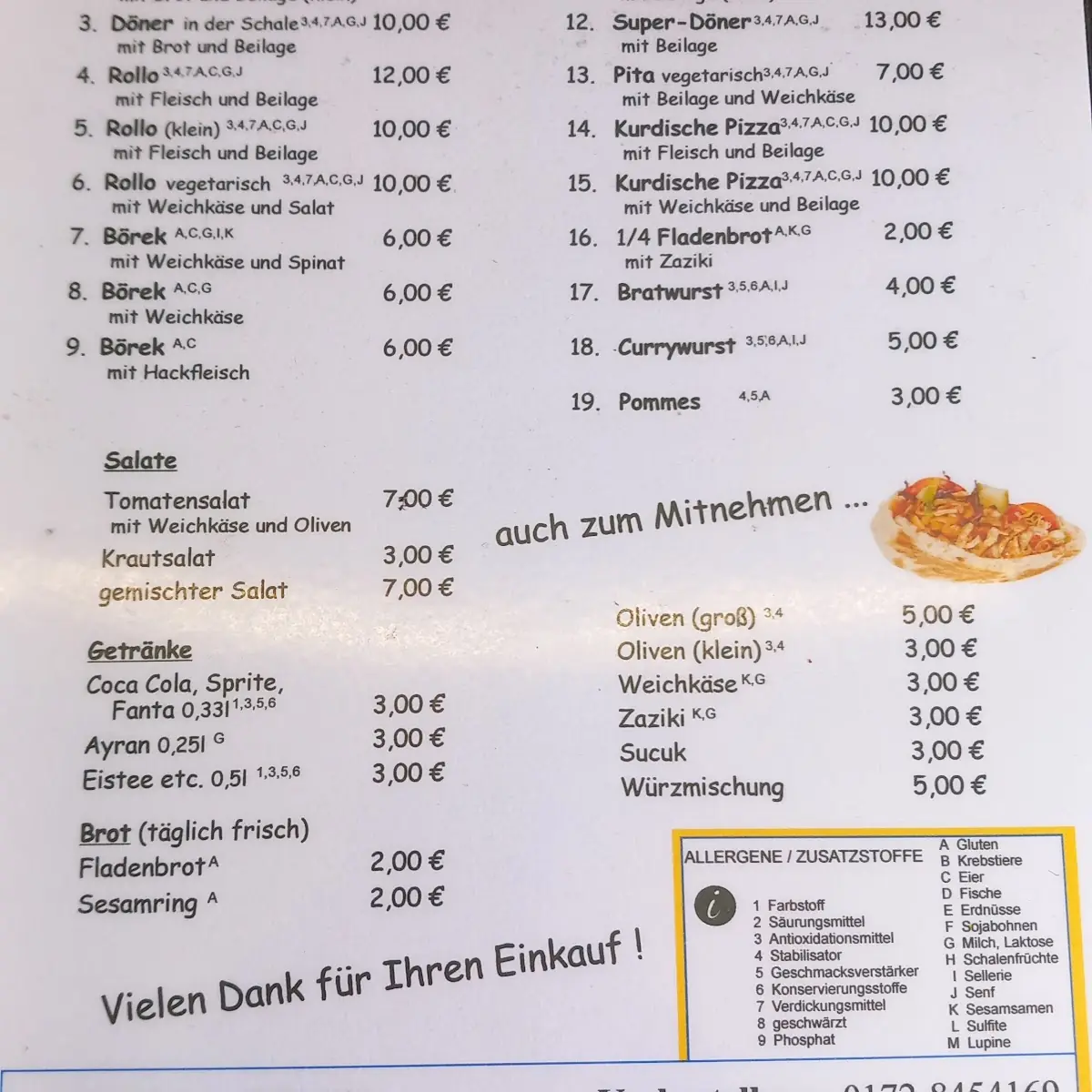 Speisekarte photo 2