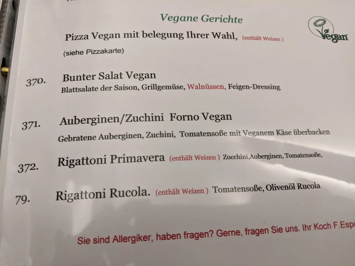 Speisekarte photo 2
