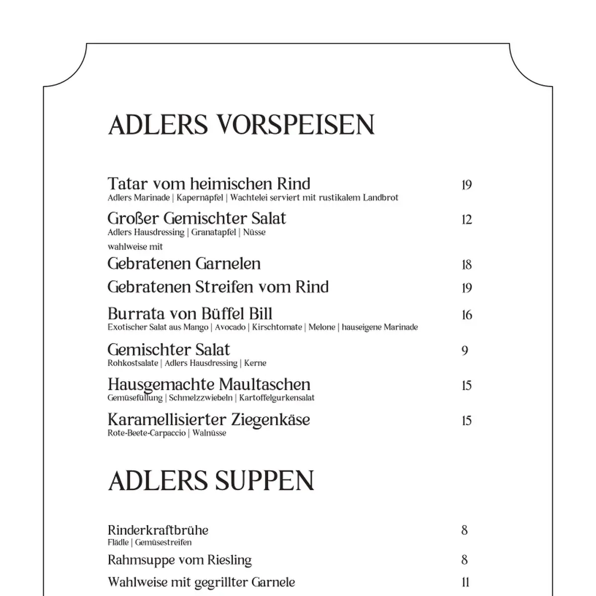 Speisekarte photo 4