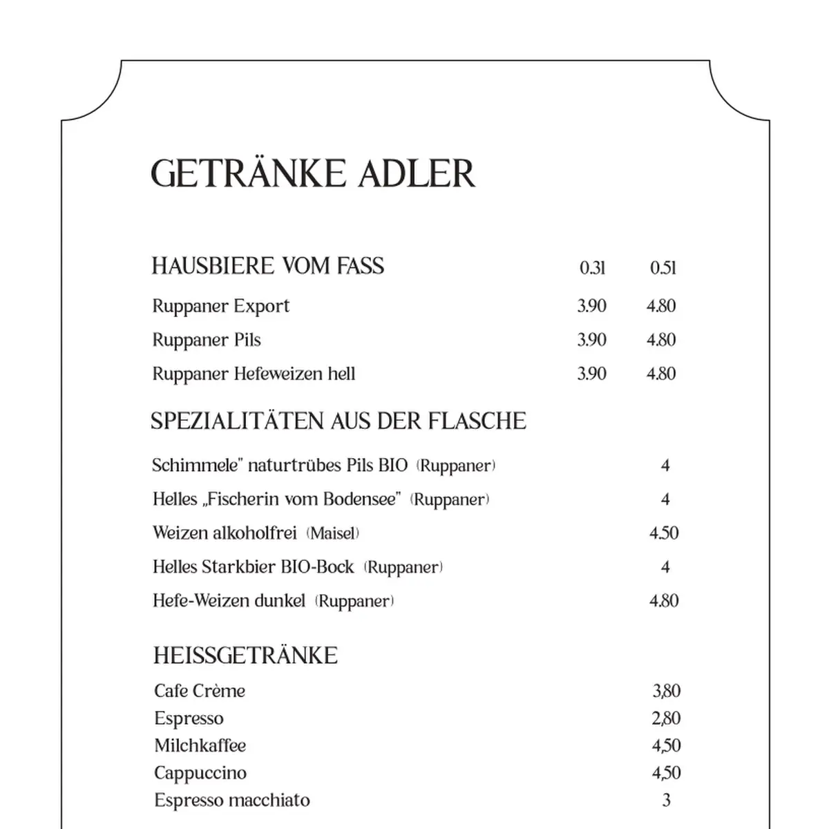 Speisekarte photo 7