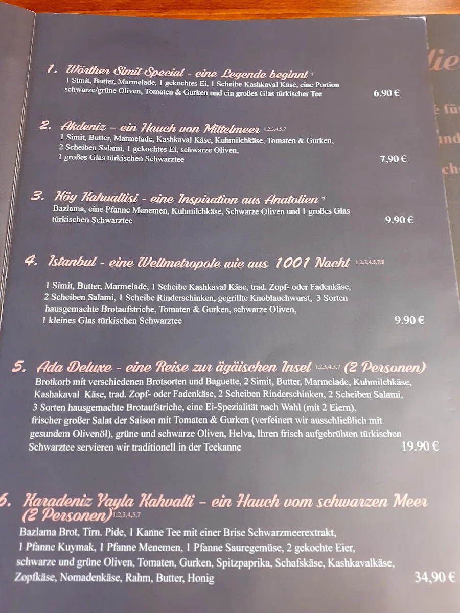 Speisekarte photo 1