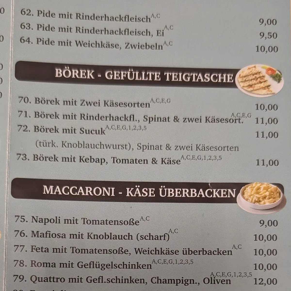 Speisekarte photo 3