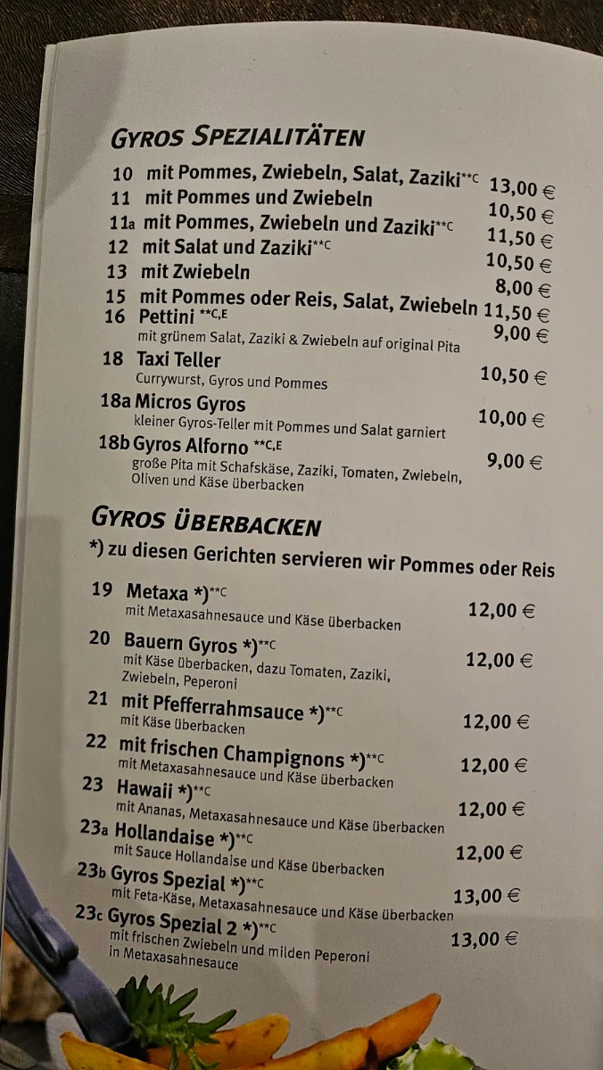 Speisekarte photo 3