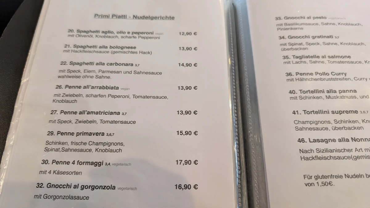 Speisekarte photo 2